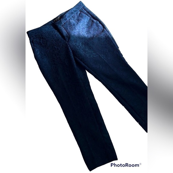 Elegant Navy Blue Women's Pants - Picture 1 of 7